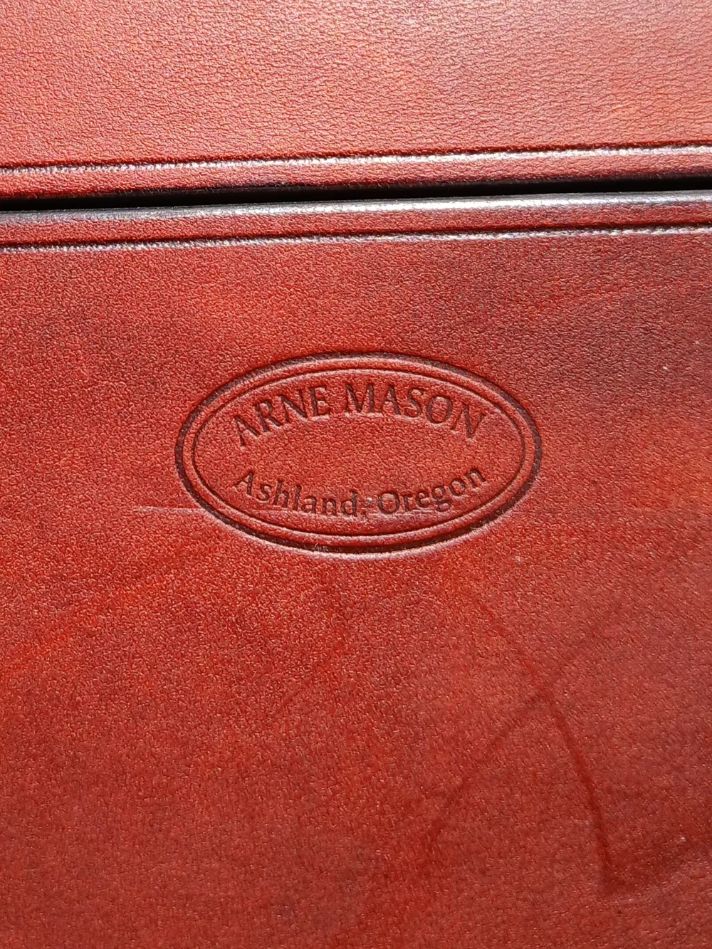 Tom Morgan Rodsmiths Rare Vintagge Fishing Reel Leather Case